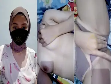 Bokep Jilbab Ukhti Ria Remas Toket Viral Hot poster